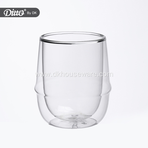 Double Walled Glass Cup for Tea Or Coffee